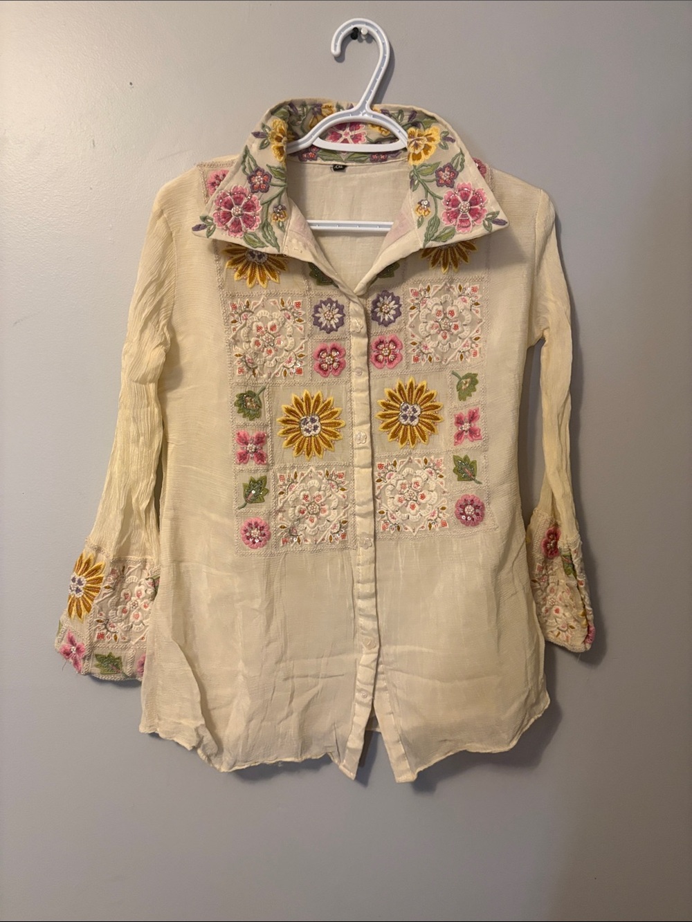 embellished blouse